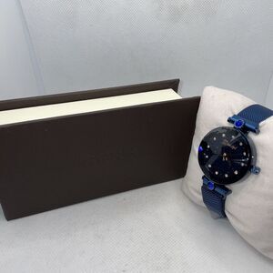 RORIOS Fashion AA-BT002 Women Blue Stainless Steel Analog Dial Quartz Watch YR59